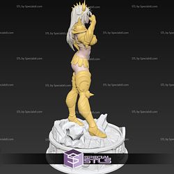 Aldebaran Taurus STL Files Female Version Saint Seiya 3D Printing Figurine