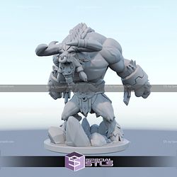 Alistar 3D Print Model from League of Legends STL Files
