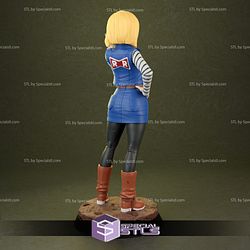 Android 18 2 Version 3D Printing Figurine Dragonball STL Files
