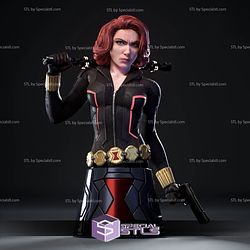 Black Widow Scarlett Johansson Bust STL Files