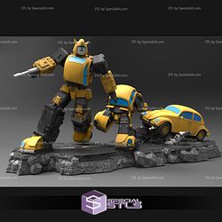 Bumblebee STL Files V2 Transformers 3D Printing Figurine