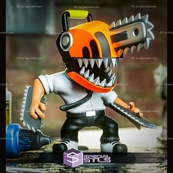 Chibi STL Collection - Chainsaw Man Chibi STL Files