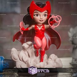 Chibi STL Collection - Scarlet Witch Chibi STL Files