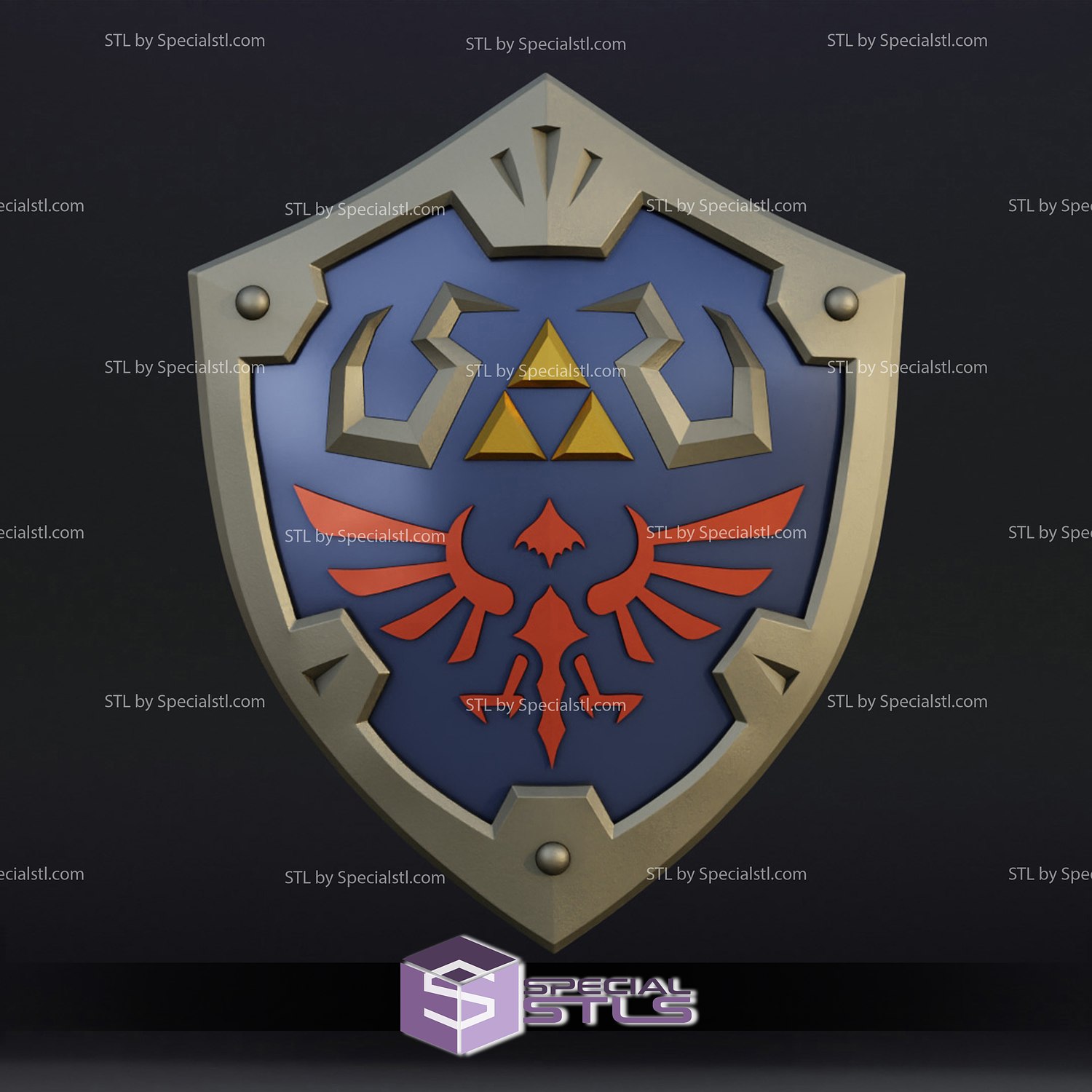 Link Shield the Legend of Zelda Cosplay Template 