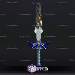 Cosplay STL Files Decayed Master Sword and Hylian Shield Tears of the Kingdom