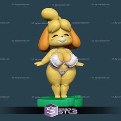 Isabelle NSFW STL Files Animal Crossing 3D Model