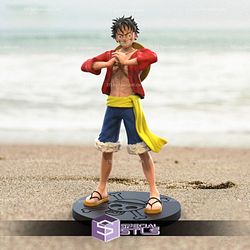Luffy Classic Standing STL Files