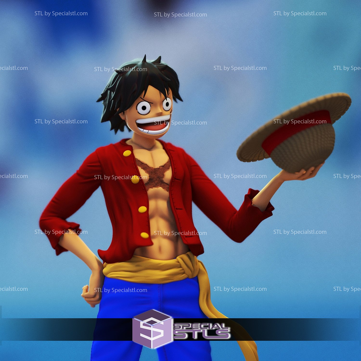 One Piece Netflix Bol 3D Chapeau Luffy