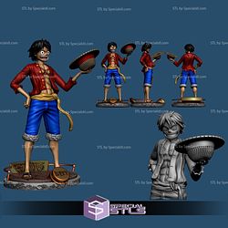Luffy Straw Hat STL Files from One Piece 3D Printable
