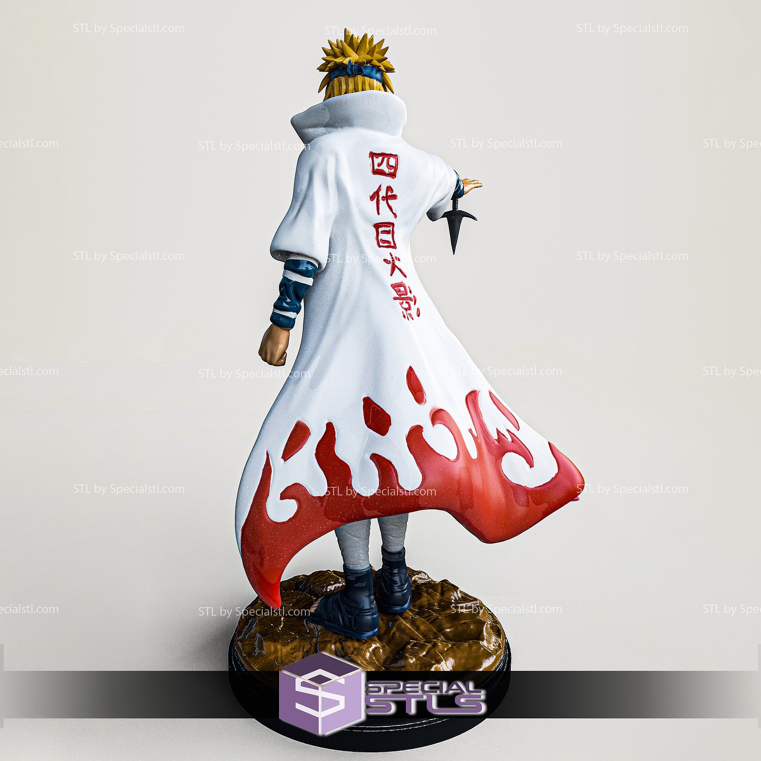 STL file MINATO NAMIKASE- YONDAIME HOKAGE 🦸・3D printer model to