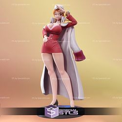 Nami Admiral STL Files from One Piece 3D Printable