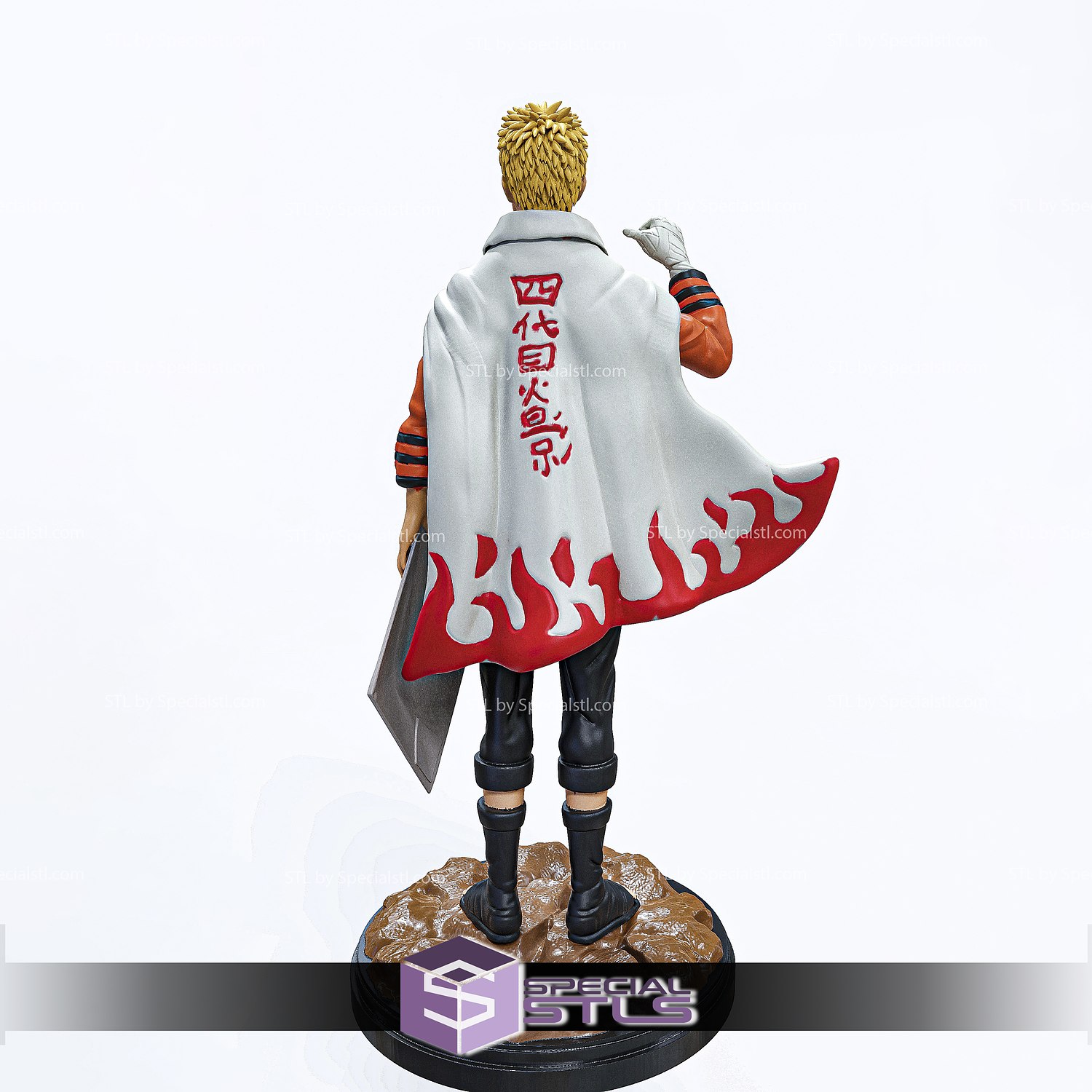 Naruto Hokage STL Files from Naruto 3D Printable