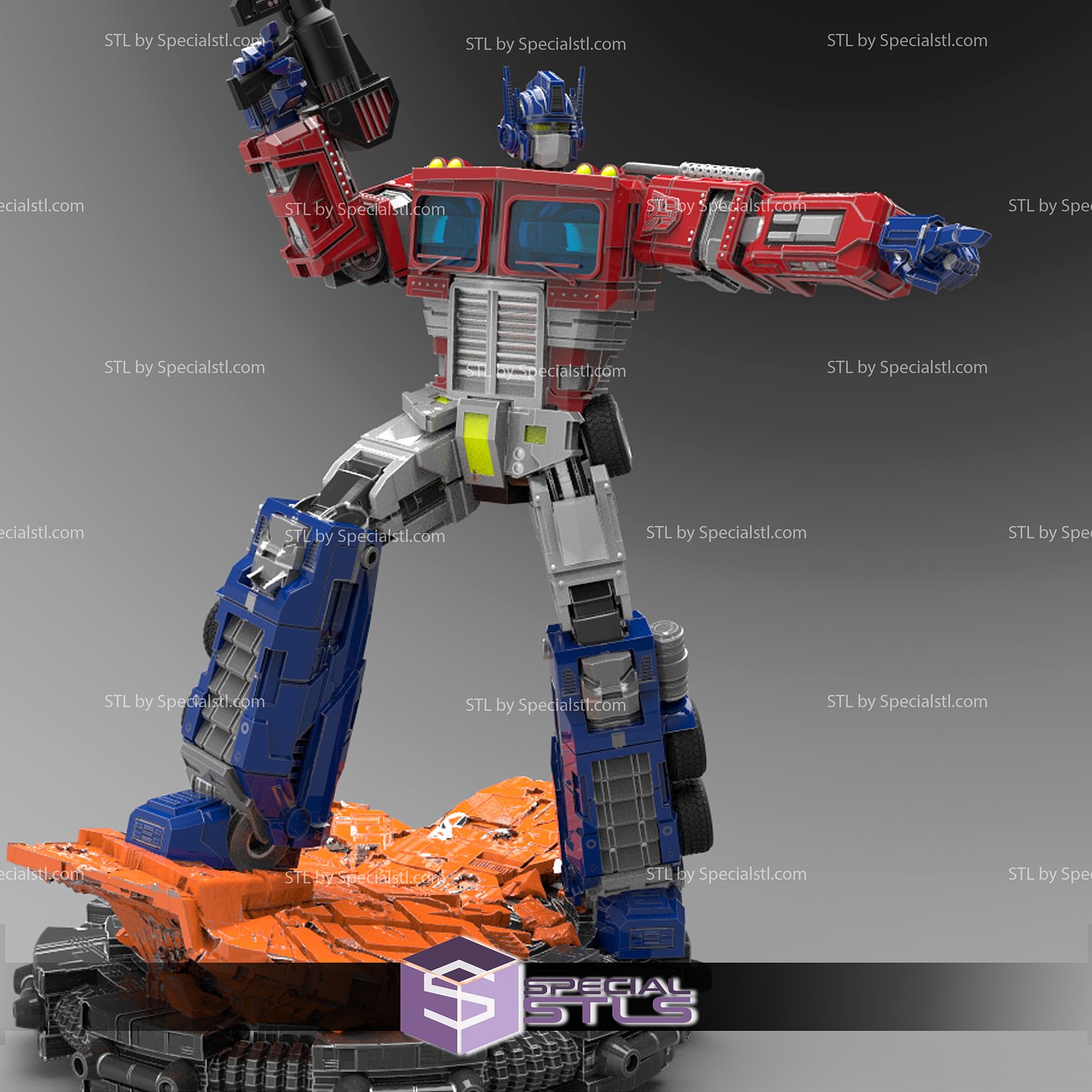 Optimus Prime Transformers Prime Print 