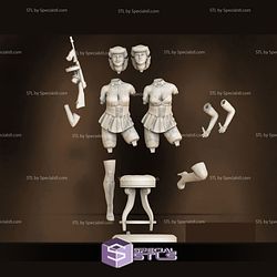 Sally Jupiter STL Files Watchmen 3D Printing Figurine