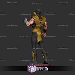 Scorpion STL Files Standing V2 from Mortal Kombat 3D Printable