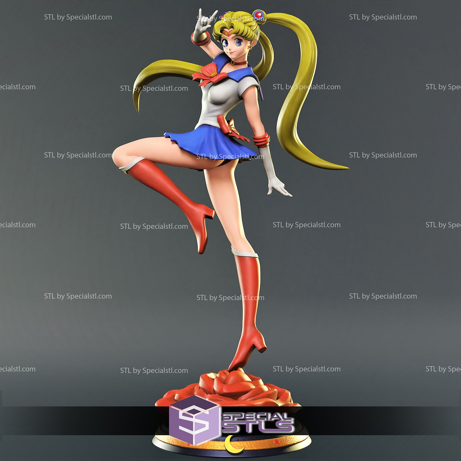 3D Printable Scettro di Luna Sailor Moon by Andrea