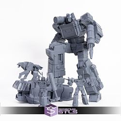 Soundwave STL Files Transformers 3D Printing Figurine