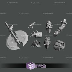 Spawn STL Files on Skull Base V2 3D Printable