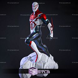 Spider Man 2099 White Suit STL Files 3D Printable