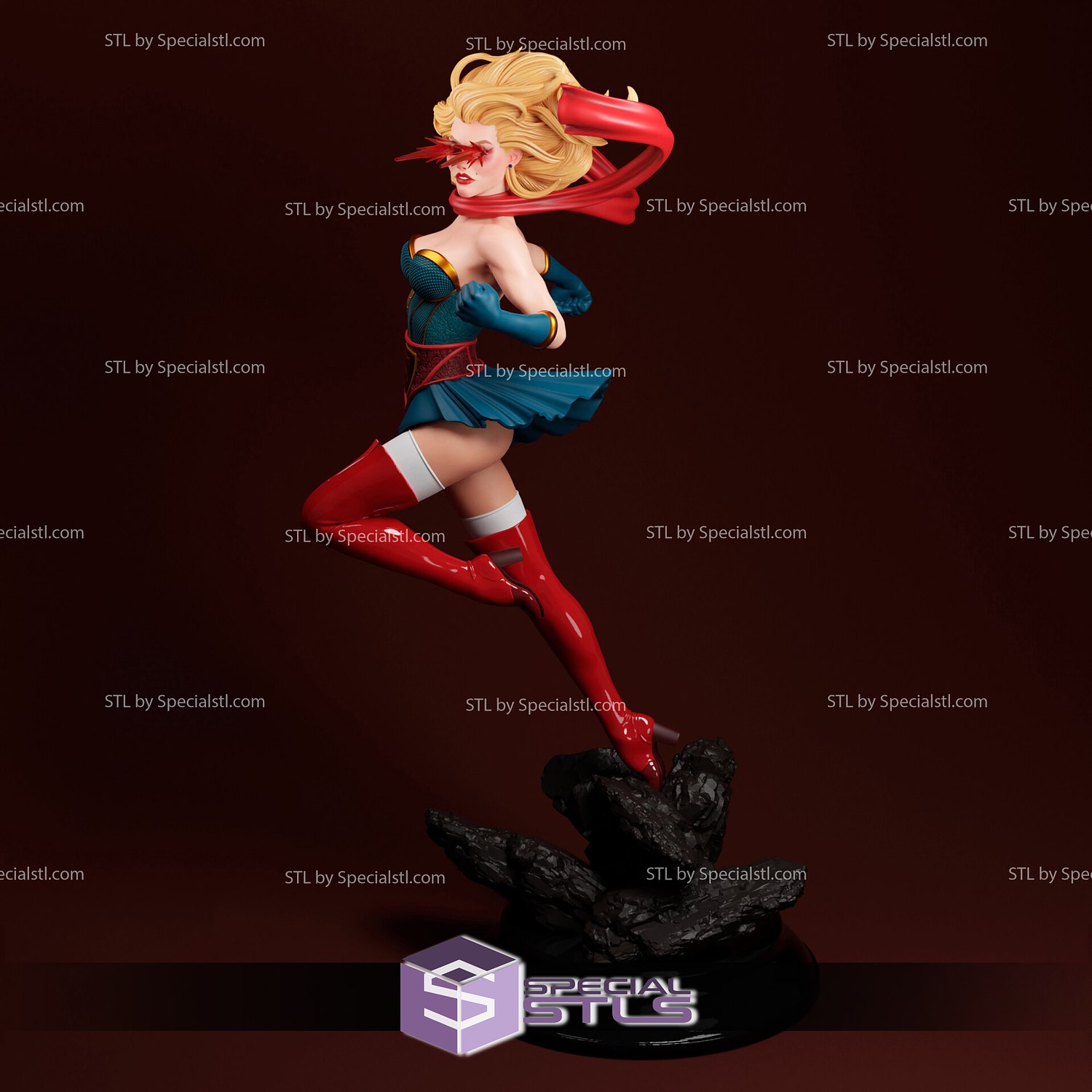 Supergirl Bombshell STL Files New Version from DC