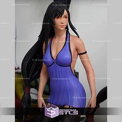 Tifa Blue Dress STL Files Final Fantasy 3D Printable