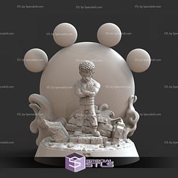 Zoro Chibi STL Files V2 from One Piece 3D Printable