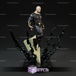 Black Adam Flying 3D Printing Figurine STL Files