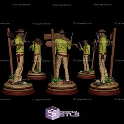 Django Unchained 3D Printing Figurine STL Files