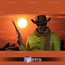 Django Unchained 3D Printing Figurine STL Files