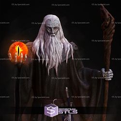Gandalf The Black 3D Printing Figurine Lord of the Rings STL Files