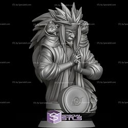 Jiraiya Bust 3D Printing Figurine Naruto STL Files