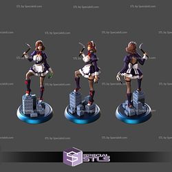 Maid Mask 3D Printing Figurine STL Files Fanart