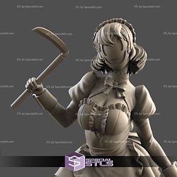 Maid Mask 3D Printing Figurine STL Files Fanart