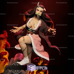 Nezuko Demon Form V3 Kimetsu no Yaiba 3D Printing Figurine