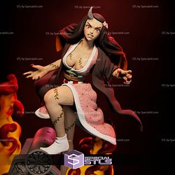 Nezuko Demon Form V3 Kimetsu no Yaiba 3D Printing Figurine