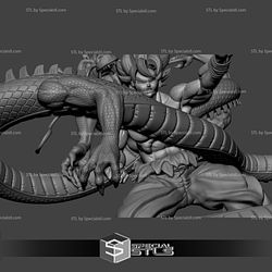 Shenron and Son Goku V4 3D Printing Figurine Dragonball STL Files