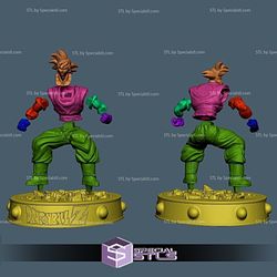 Shenron and Son Goku V4 3D Printing Figurine Dragonball STL Files
