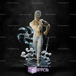 Silver Fang Bang 3D Printing Figurine One Punch Man STL Files