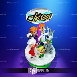 The Jetsons Cartoon 3D Printing Figurine STL Files