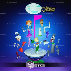 The Jetsons Cartoon 3D Printing Figurine STL Files