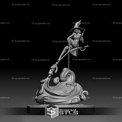 Ursula Callistis 3D Printing Figurine from Little Witch Academia STL Files