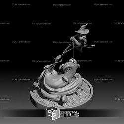 Ursula Callistis 3D Printing Figurine from Little Witch Academia STL Files