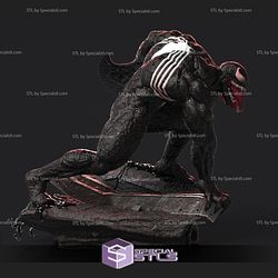 Venom STL Files Action Pose V3 3D Printing Figurine