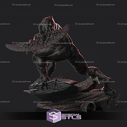 Venom STL Files Action Pose V3 3D Printing Figurine