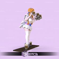 Waifu Waitress 3D Printing Figurine STL Files NSFW Fanart