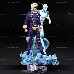 Weather Report 3D Printing Figurine JoJos Bizarre Adventure STL Files