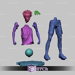 Yoichi Isagi 3D Printing Figurine Blue Lock STL Files