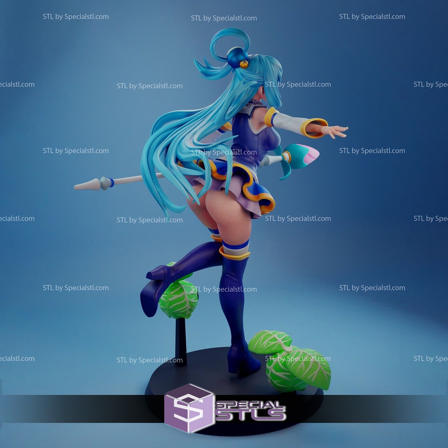 Aqua STL Files V2 From Konosuba 3D Printable | SpecialSTL