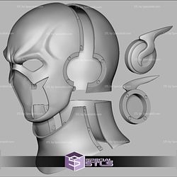 Cosplay Classic Flash Mask STL Files Wearable