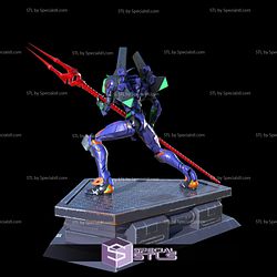 Dynaction Evangelion Test Type 01 and Spear of Cassius STL Files
